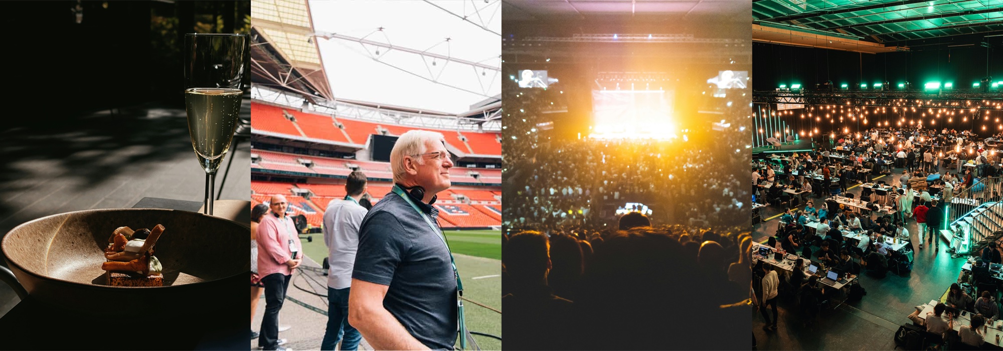 Stadium crowd